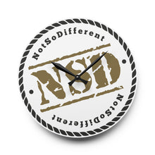 Load image into Gallery viewer, Stylish Acrylic Wall Clock with Motivational Quote - Perfect Home Decor for Timely Inspiration