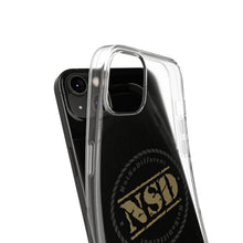 Load image into Gallery viewer, Stylish Clear Silicone Phone Case with NSD Logo