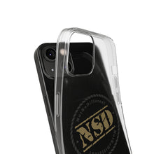 Load image into Gallery viewer, Stylish Clear Silicone Phone Case with NSD Logo
