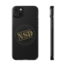 Load image into Gallery viewer, Stylish Clear Silicone Phone Case with NSD Logo