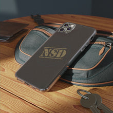 Load image into Gallery viewer, Stylish Clear Silicone Phone Case with NSD Logo