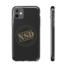 Load image into Gallery viewer, Stylish Clear Silicone Phone Case with NSD Logo