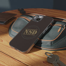 Load image into Gallery viewer, Stylish Clear Silicone Phone Case with NSD Logo