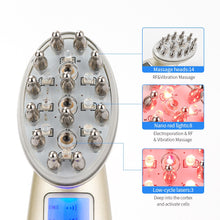 Load image into Gallery viewer, Electric Laser Hair Growth Comb Infrared EMS RF Vibration Massager Microcurrent Hair Care Hair Loss Treatment Hair Regrowth