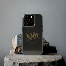 Load image into Gallery viewer, Stylish Clear Silicone Phone Case with NSD Logo