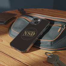 Load image into Gallery viewer, Stylish Clear Silicone Phone Case with NSD Logo