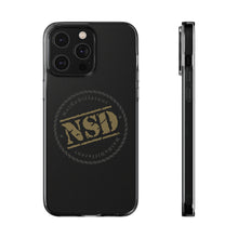 Load image into Gallery viewer, Stylish Clear Silicone Phone Case with NSD Logo