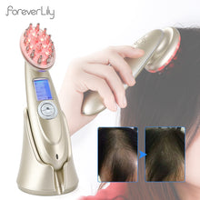 Load image into Gallery viewer, Electric Laser Hair Growth Comb Infrared EMS RF Vibration Massager Microcurrent Hair Care Hair Loss Treatment Hair Regrowth