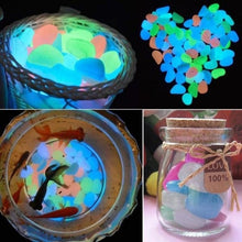 Load image into Gallery viewer, Glow in the Dark Garden Pebbles