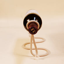 Load image into Gallery viewer, Suspended Rope Wine Bottle