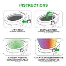 Load image into Gallery viewer, Toilet Night Light