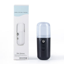 Load image into Gallery viewer, Nano Mist Facial Sprayer Beauty Instrument USB Face Steamer Moisturizing Beauty