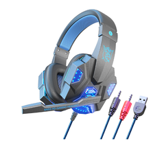 Load image into Gallery viewer, Led Light Wired Gamer Headset