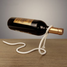 Load image into Gallery viewer, Suspended Rope Wine Bottle