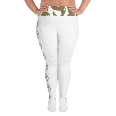 All-Over Print Plus Size Leggings